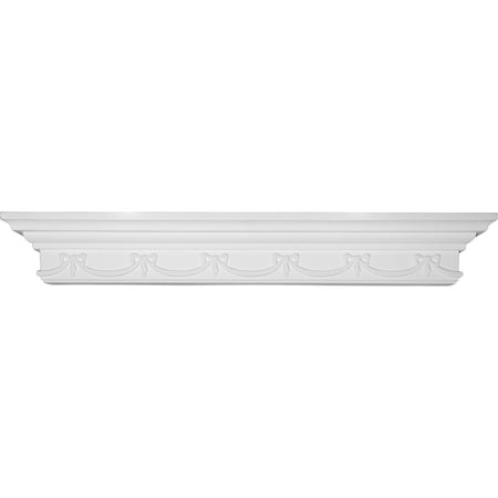 Ekena Millwork 30"W x 4 3/8"H x 4 1/8"P Versailles Shelf SH30X04X04VE
